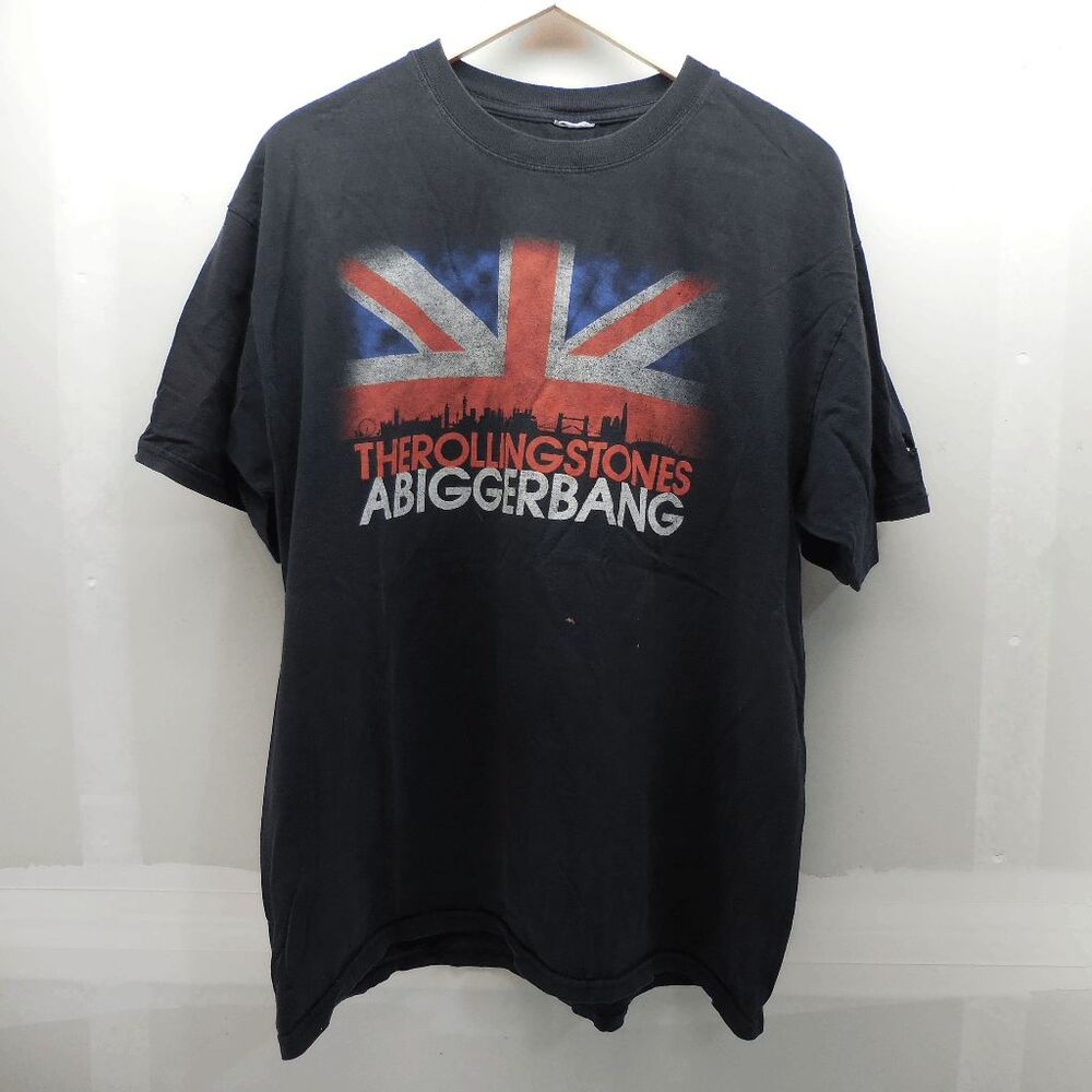 Rolling Stones Abiggerbang O2 Arena 07 T-Shirt‎ Banksy Anarchy Rat Pin anvil XL
